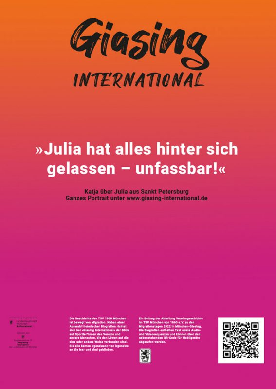 Giasing International Plakat Julia Nikitiuk