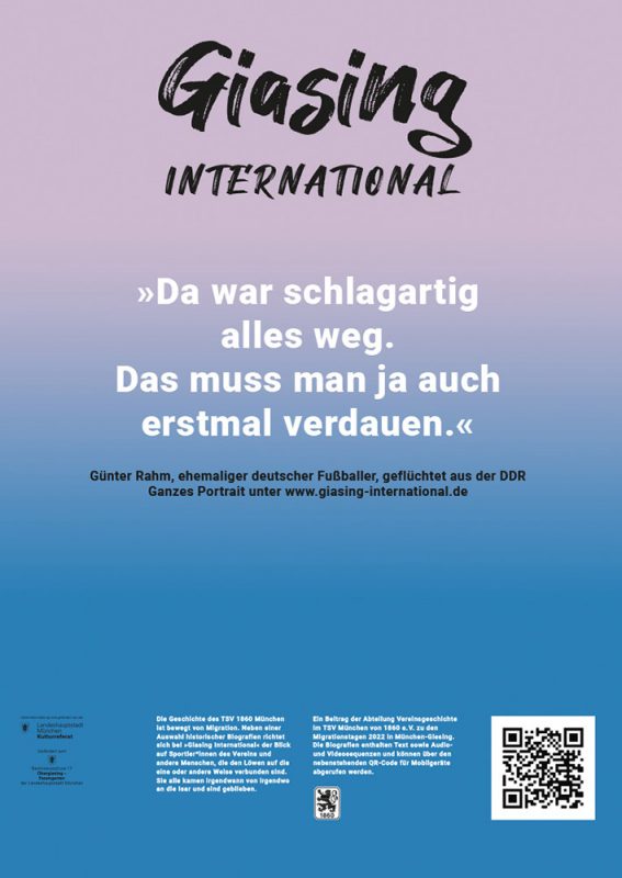 Giasing International Plakat Günter Rahm