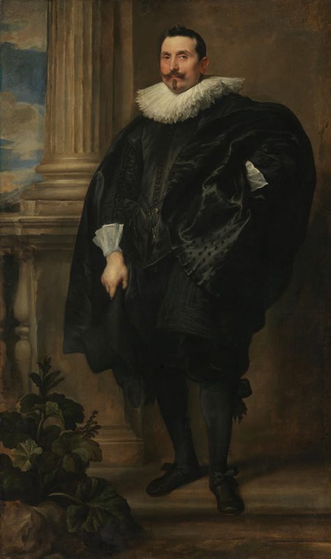 Anthonis van Dyck, Bildnis eines Mannes, um 1627/1630, Staatsgalerie Schleißheim, CC BY-SA 4.0